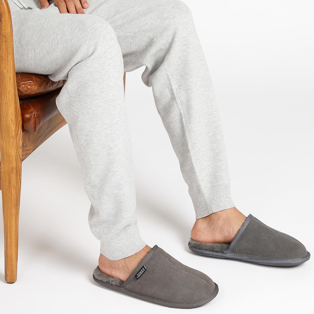 Sheepskin lined outlet mens slippers