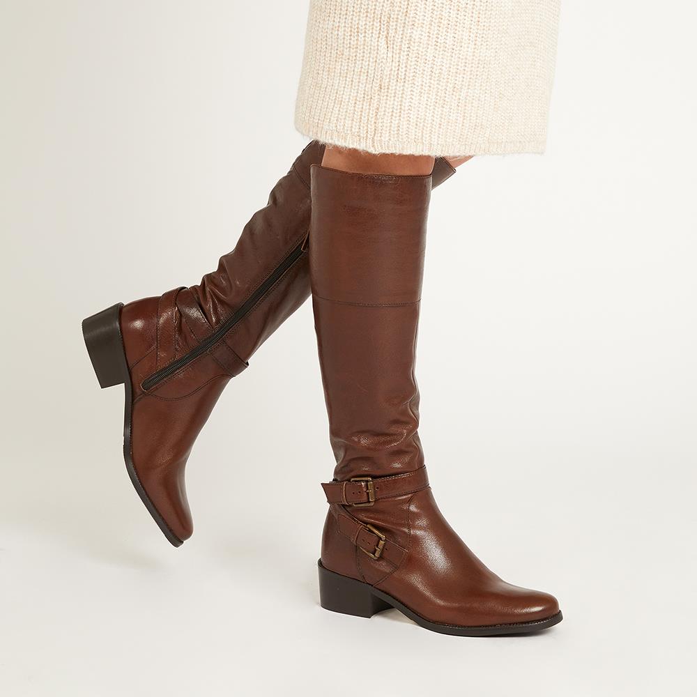 Phoebe Standard Fit Leather Knee High Boots (PHOEBEM) by 